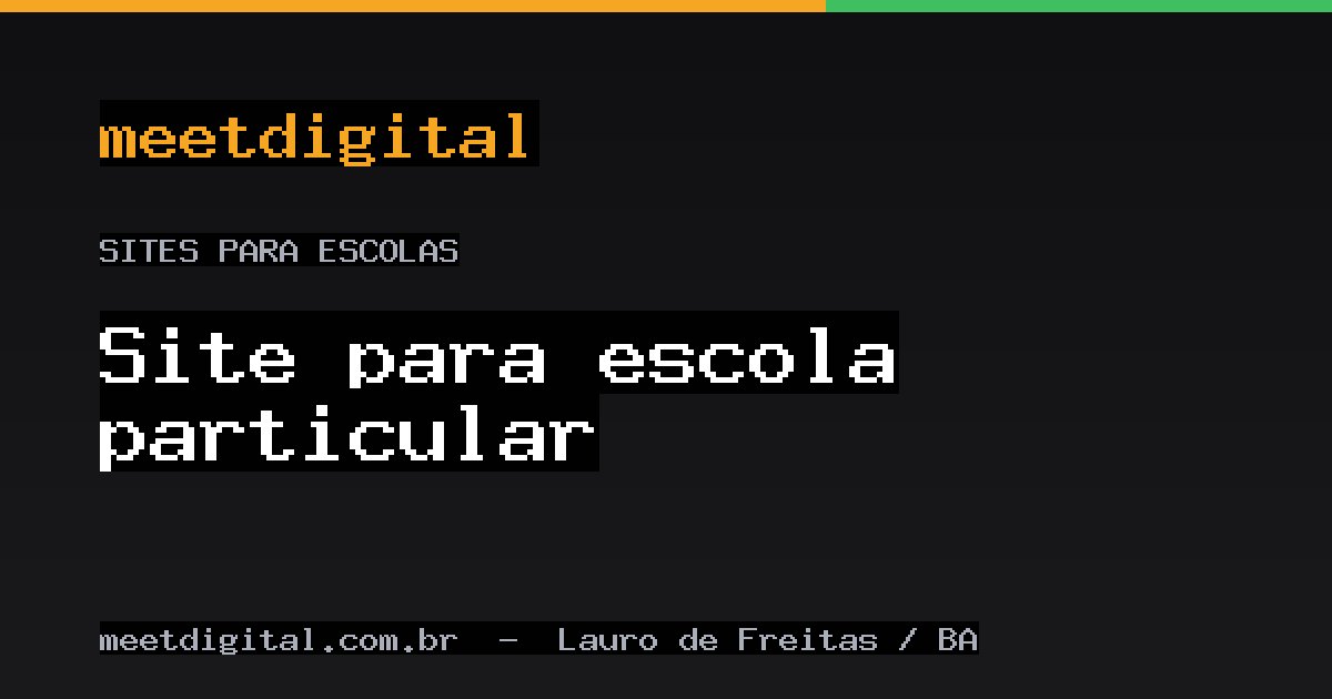 Empresa que Faz Site para Escola Particular e Colégio