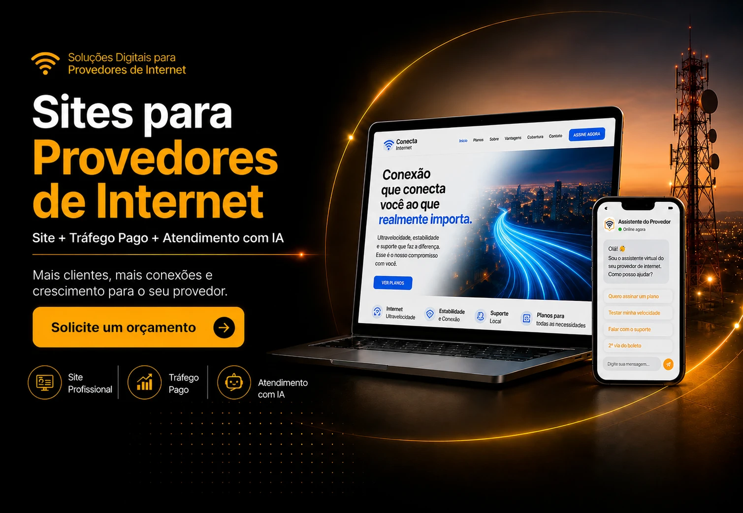 Sites para Provedores de Internet