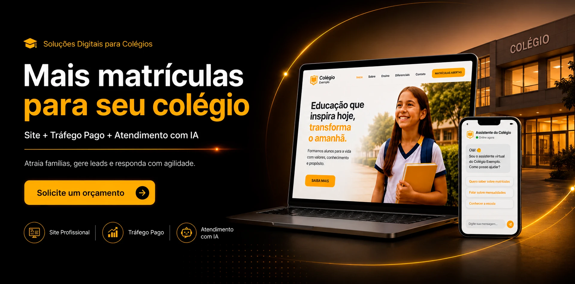 Sites para Colégios